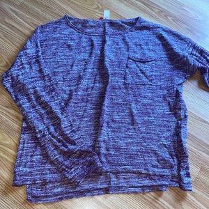 lightweight purple sweater